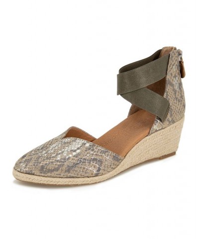 Women's Orya Wedge Pointy Toe Espadrille Sandals Multi $62.01 Shoes