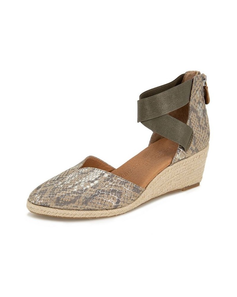 Women's Orya Wedge Pointy Toe Espadrille Sandals Multi $62.01 Shoes