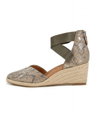 Women's Orya Wedge Pointy Toe Espadrille Sandals Multi $62.01 Shoes