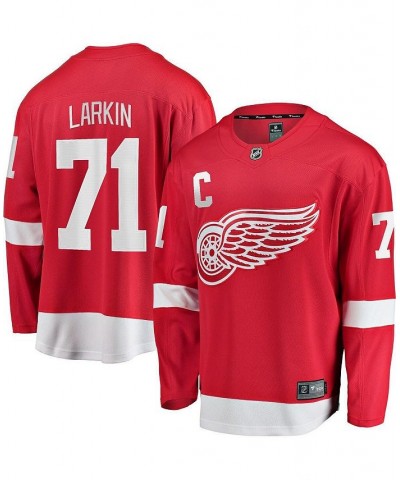 Men's Branded Dylan Larkin Red Detroit Red Wings Home Captain Premier Breakaway Player Jersey $79.55 Jersey