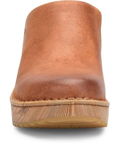 Women's Natalie Comfort Clogs Brown $58.50 Shoes