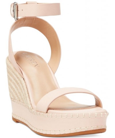 Women's Hilarie Ankle-Strap Espadrille Platform Wedge Sandals PD06 $57.35 Shoes