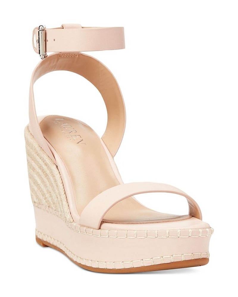 Women's Hilarie Ankle-Strap Espadrille Platform Wedge Sandals PD06 $57.35 Shoes