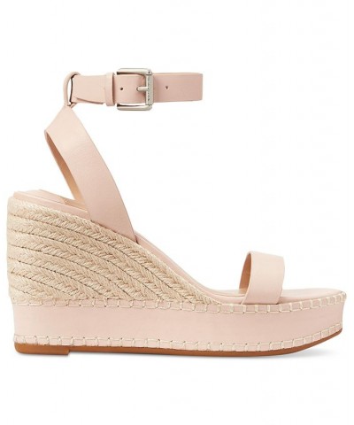 Women's Hilarie Ankle-Strap Espadrille Platform Wedge Sandals PD06 $57.35 Shoes