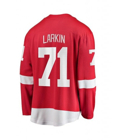 Men's Branded Dylan Larkin Red Detroit Red Wings Home Captain Premier Breakaway Player Jersey $79.55 Jersey