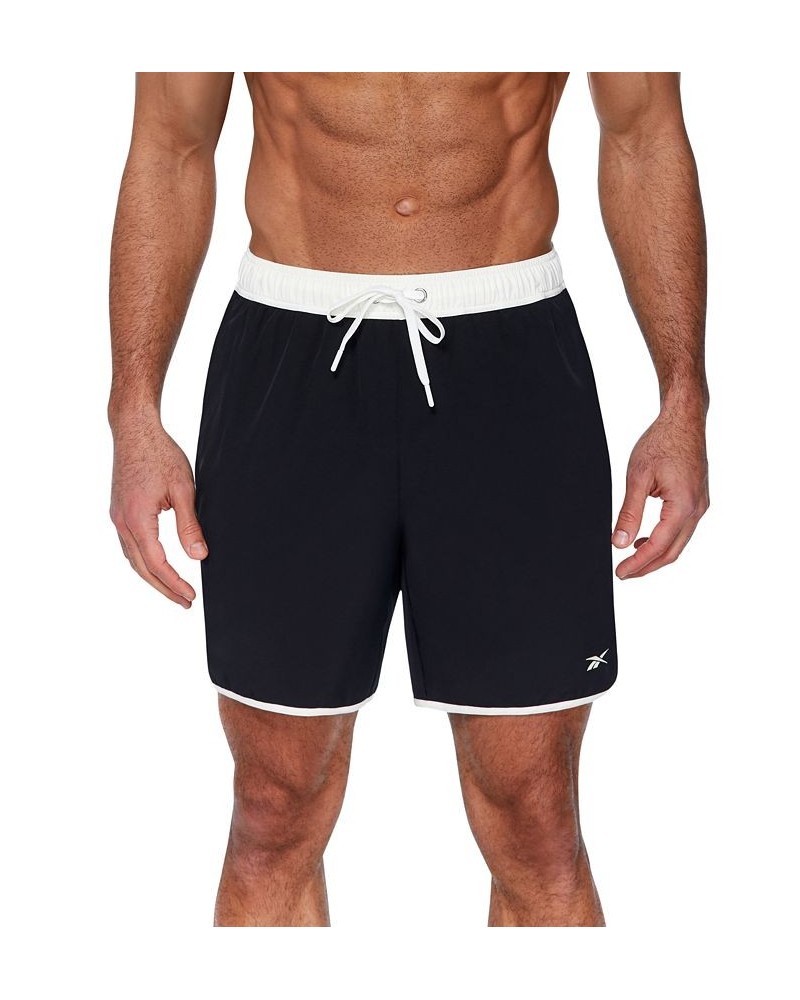 Men's 7" Core Volley Swim Shorts Black $17.94 Swimsuits