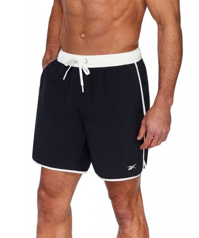 Men's 7" Core Volley Swim Shorts Black $17.94 Swimsuits