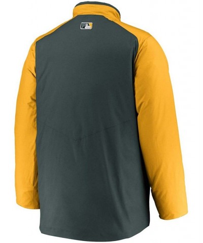 Men's Green Oakland Athletics Authentic Collection Dugout Full-Zip Jacket $92.40 Jackets