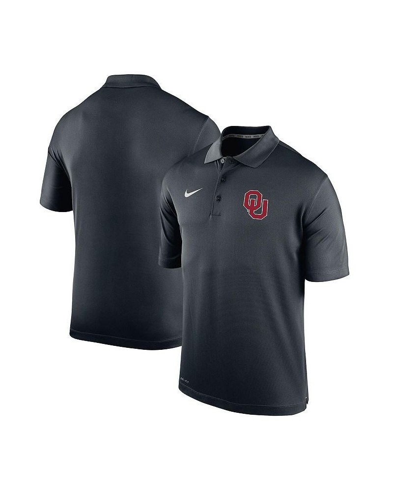 Men's Black Oklahoma Sooners Big and Tall Primary Logo Varsity Performance Polo Shirt $35.20 Polo Shirts