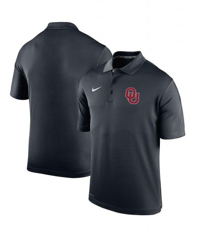 Men's Black Oklahoma Sooners Big and Tall Primary Logo Varsity Performance Polo Shirt $35.20 Polo Shirts