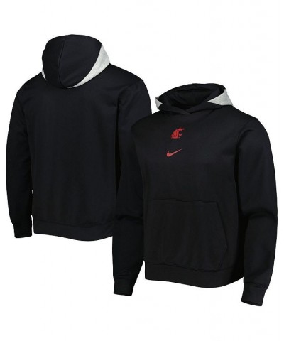 Men's Black Washington State Cougars Spotlight Performance Pullover Hoodie $36.55 Sweatshirt