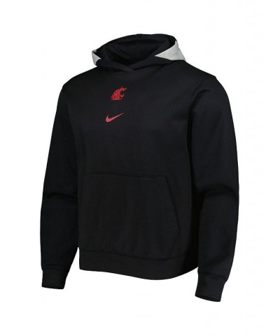 Men's Black Washington State Cougars Spotlight Performance Pullover Hoodie $36.55 Sweatshirt