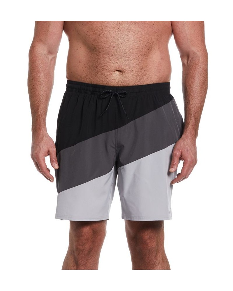 Men's Big & Tall Color Surge 9" Swim Trunks Black $35.37 Swimsuits