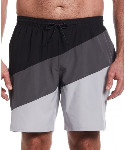 Men's Big & Tall Color Surge 9" Swim Trunks Black $35.37 Swimsuits