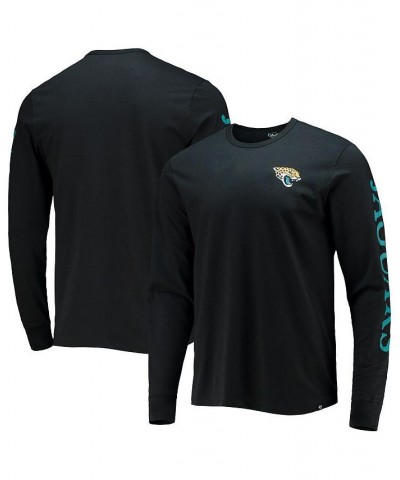 Men's Black Jacksonville Jaguars Franklin Long Sleeve T-shirt $25.91 T-Shirts