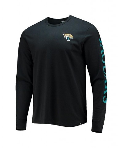 Men's Black Jacksonville Jaguars Franklin Long Sleeve T-shirt $25.91 T-Shirts