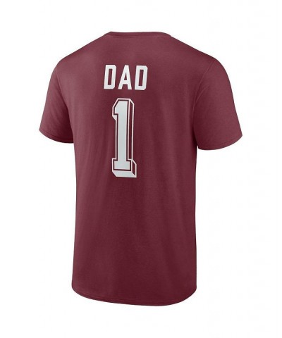 Men's Branded Maroon Texas A&M Aggies Team 1 Dad T-shirt $21.27 T-Shirts