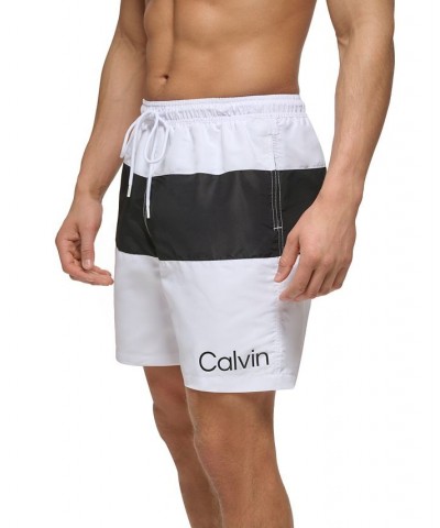 Men's Colorblocked 7" Swim Trunks PD01 $15.81 Swimsuits