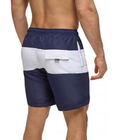 Men's Colorblocked 7" Swim Trunks PD01 $15.81 Swimsuits