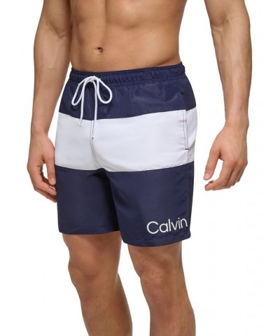 Men's Colorblocked 7" Swim Trunks PD01 $15.81 Swimsuits