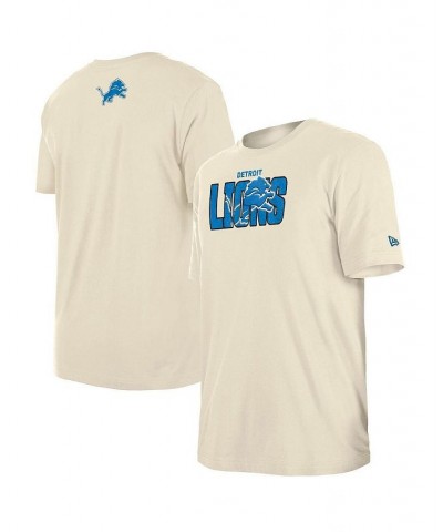 Men's Cream Detroit Lions 2023 NFL Draft T-shirt $30.79 T-Shirts