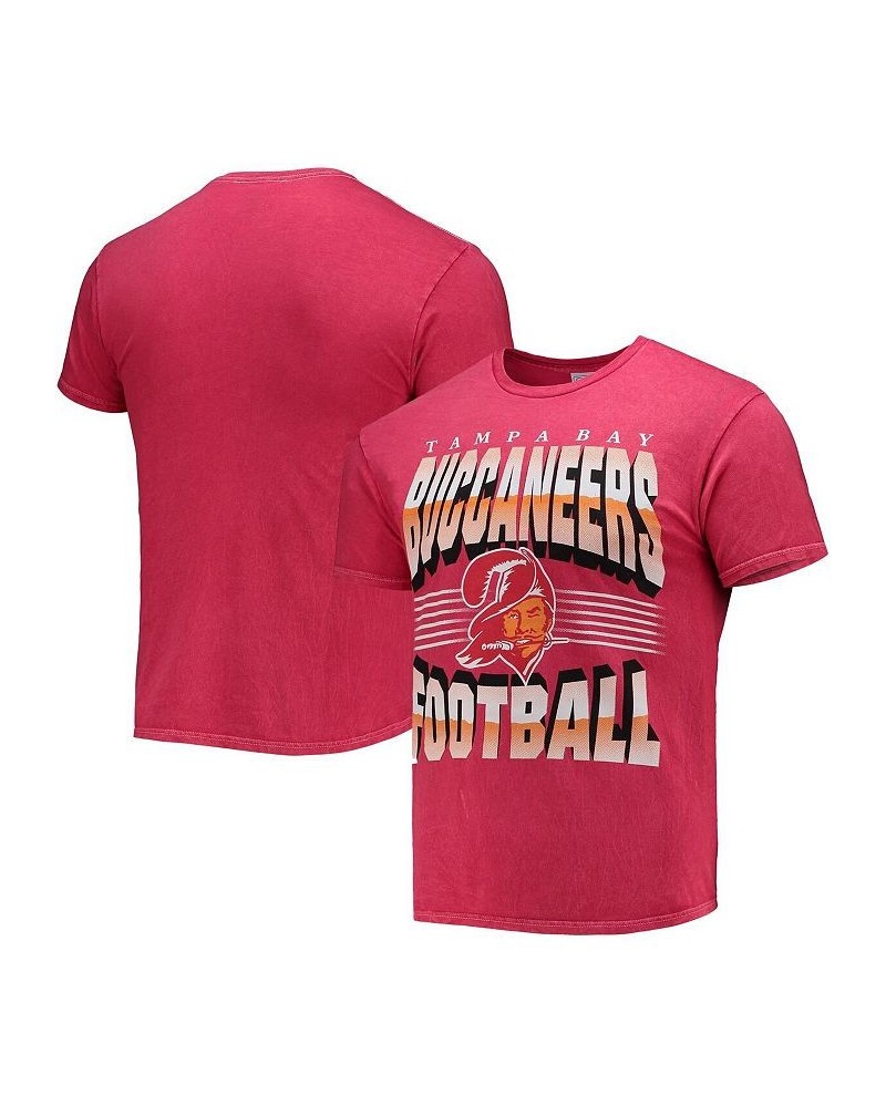 Men's '47 Red Tampa Bay Buccaneers Rocker Vintage-Like Tubular T-shirt $19.20 T-Shirts