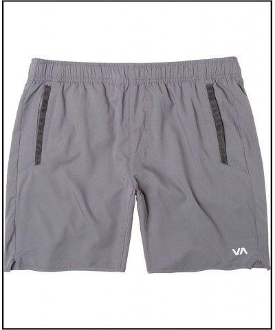 Men's Active Performance Yogger IV 17" Shorts with an Elastic Waistband Charcoal $27.72 Shorts