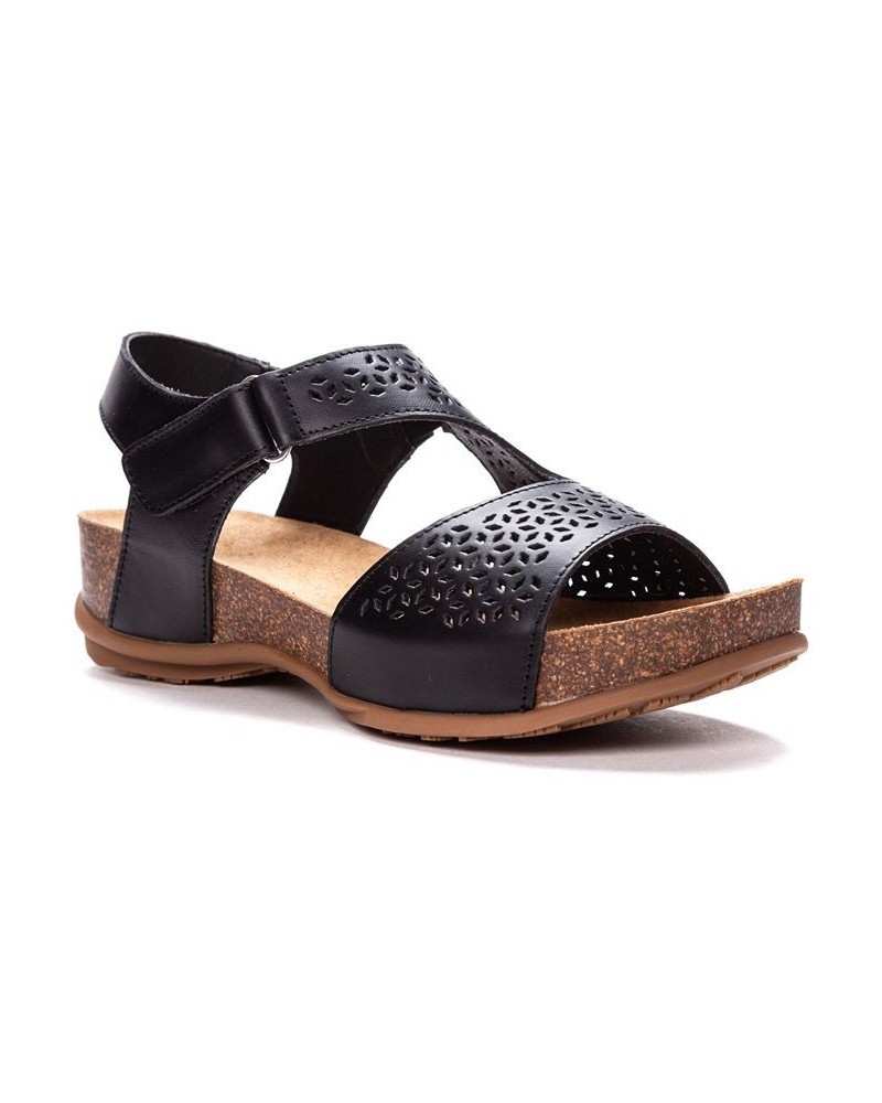 Women's Phoebe Sandals Black $40.48 Shoes