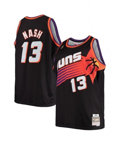 Men's Steve Nash Black Phoenix Suns Big and Tall Hardwood Classics Jersey $54.00 Jersey