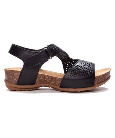 Women's Phoebe Sandals Black $40.48 Shoes