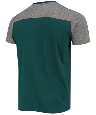 Men's Midnight Green, Gray Philadelphia Eagles Field Goal Slub T-shirt $31.34 T-Shirts