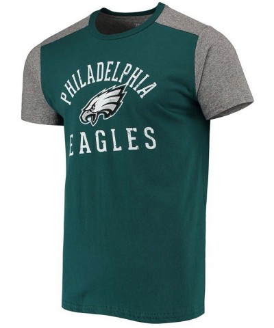 Men's Midnight Green, Gray Philadelphia Eagles Field Goal Slub T-shirt $31.34 T-Shirts