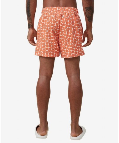 Men's Stretch Swim Shorts Orange $20.70 Swimsuits