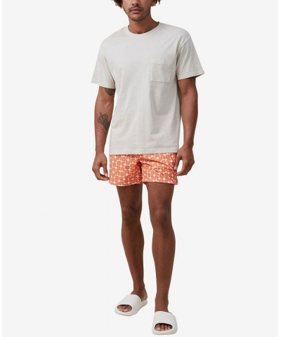 Men's Stretch Swim Shorts Orange $20.70 Swimsuits