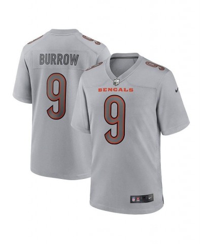 Men's Joe Burrow Gray Cincinnati Bengals Atmosphere Fashion Game Jersey $37.45 Jersey