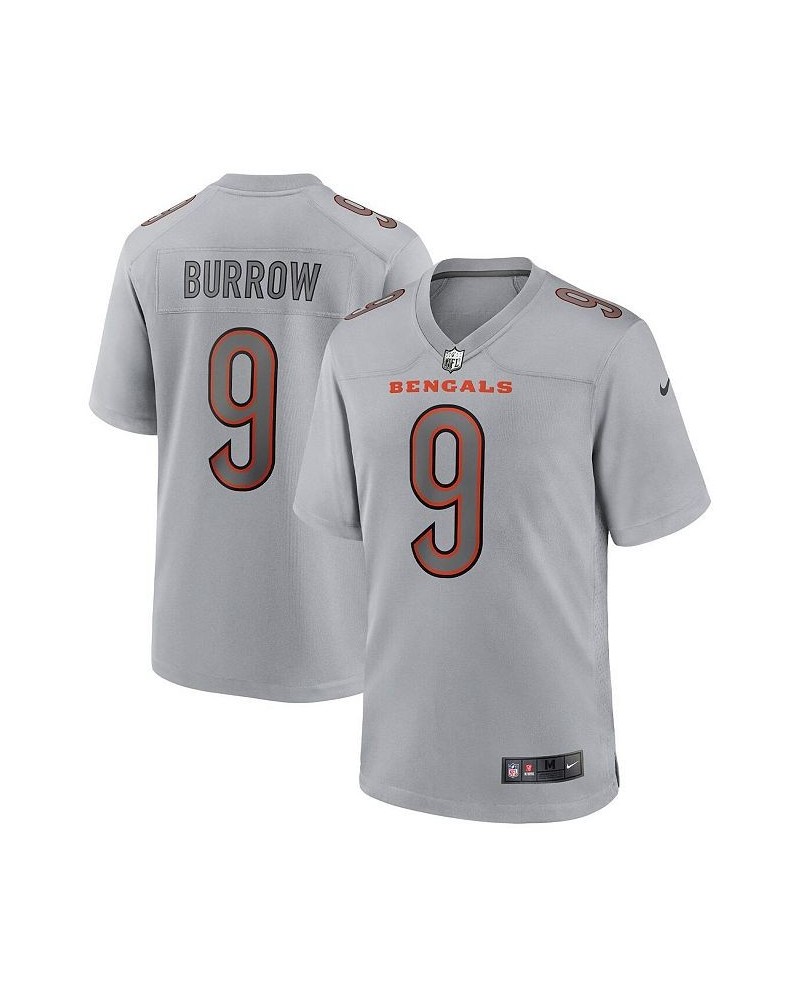 Men's Joe Burrow Gray Cincinnati Bengals Atmosphere Fashion Game Jersey $37.45 Jersey