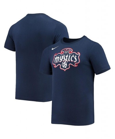 Men's Navy Washington Mystics Logo Performance T-shirt $18.00 T-Shirts