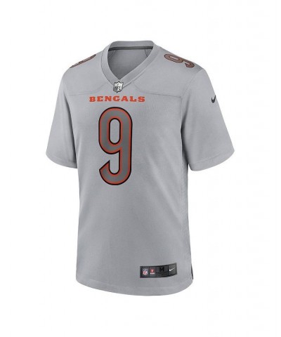 Men's Joe Burrow Gray Cincinnati Bengals Atmosphere Fashion Game Jersey $37.45 Jersey