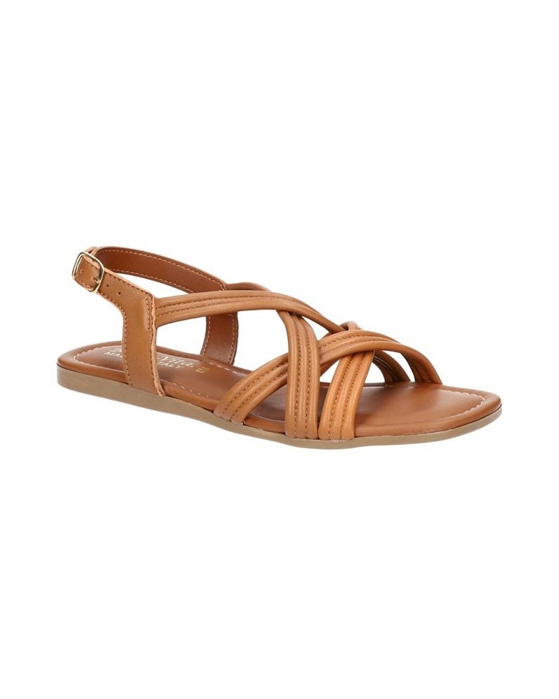 Women's Ilo-Italy Sandals Tan/Beige $53.90 Shoes