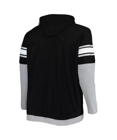 Men's Black Chicago White Sox Big and Tall Twofer Pullover Hoodie $33.75 Sweatshirt