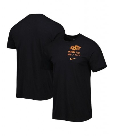 Men's Black Oklahoma State Cowboys Team Practice Performance T-shirt $18.00 T-Shirts