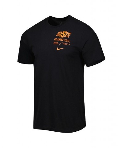 Men's Black Oklahoma State Cowboys Team Practice Performance T-shirt $18.00 T-Shirts