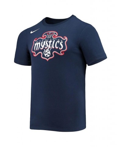 Men's Navy Washington Mystics Logo Performance T-shirt $18.00 T-Shirts