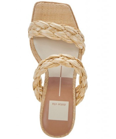 Women's Ashby Braided Two-Band Platform Sandals PD04 $73.50 Shoes