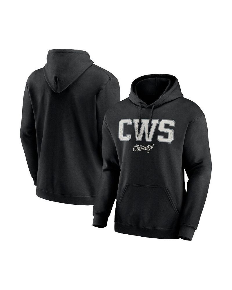 Men's Black Chicago White Sox Scoreboard Pullover Hoodie $27.49 Sweatshirt