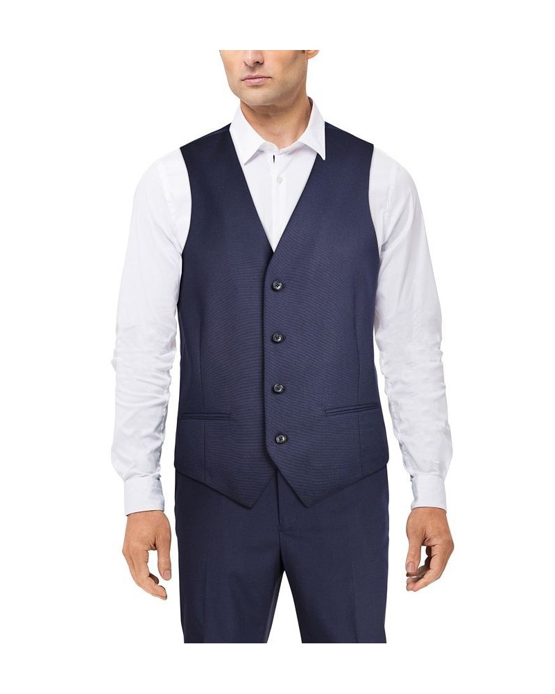 Men's Classic-Fit Stretch Solid Suit Vest PD02 $24.74 Suits