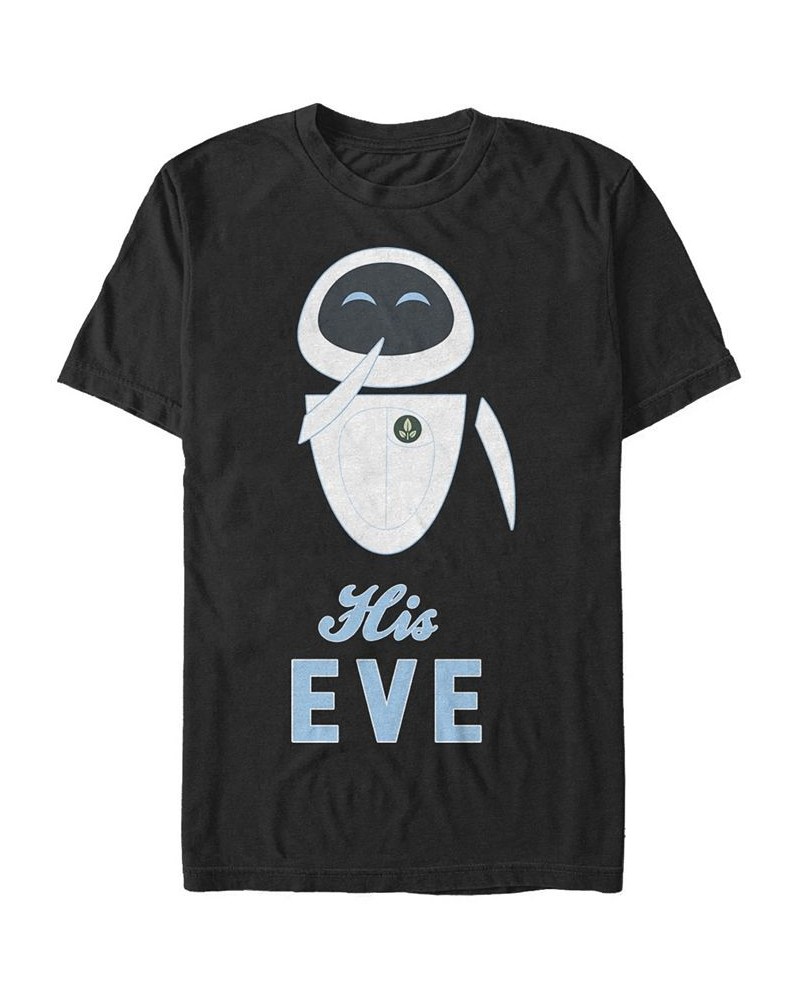 Men's His Eve Short Sleeve Crew T-shirt Black $14.35 T-Shirts