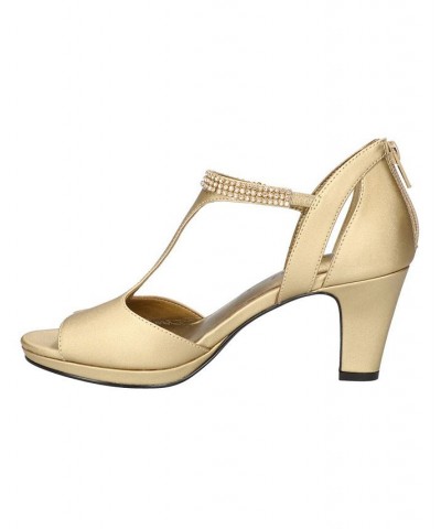 Women's Flash Dress Sandals Gold $33.75 Shoes