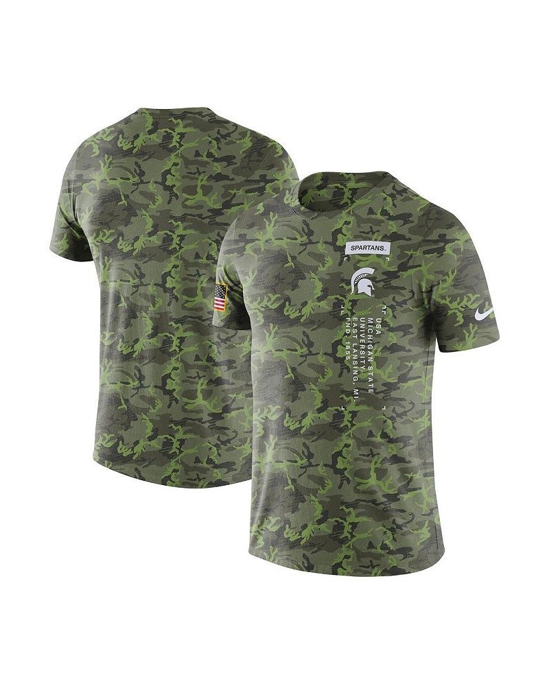 Men's Camo Michigan State Spartans Military-Inspired T-shirt $22.94 T-Shirts