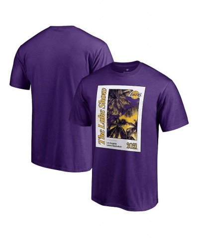 Men's Purple Los Angeles Lakers The Lake Show Hometown Collection T-shirt $18.59 T-Shirts